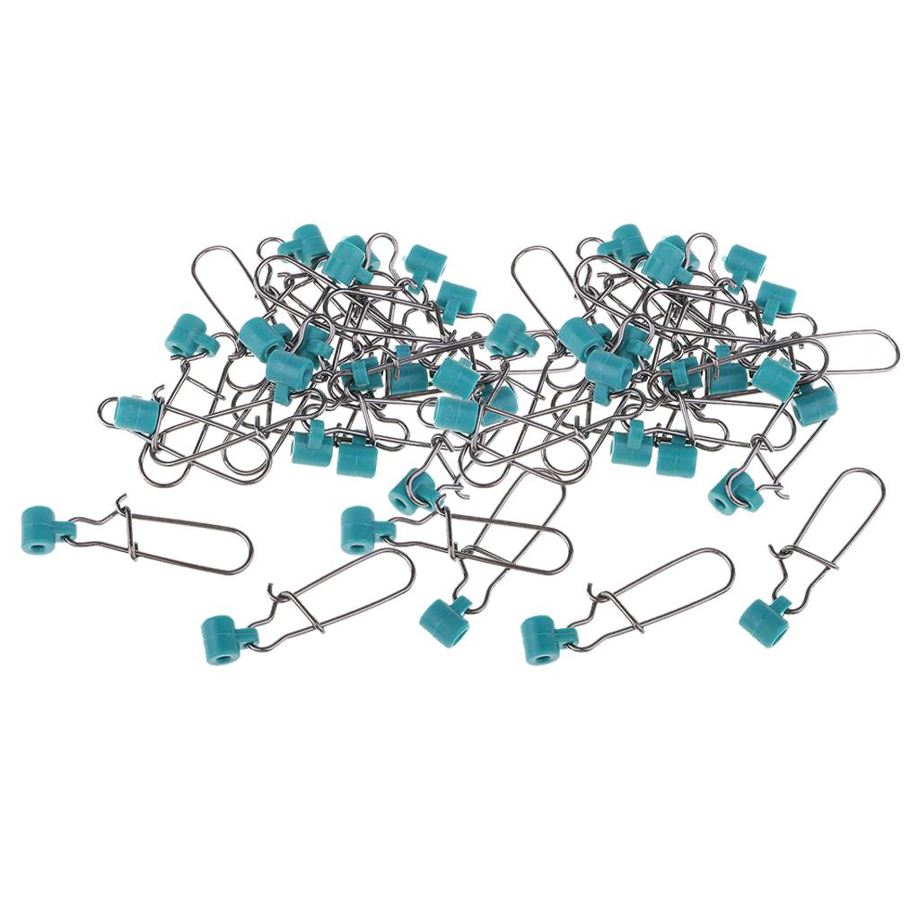 40pcs High Strength Fishing Sinker Slides with Nice Snap Fish Finder