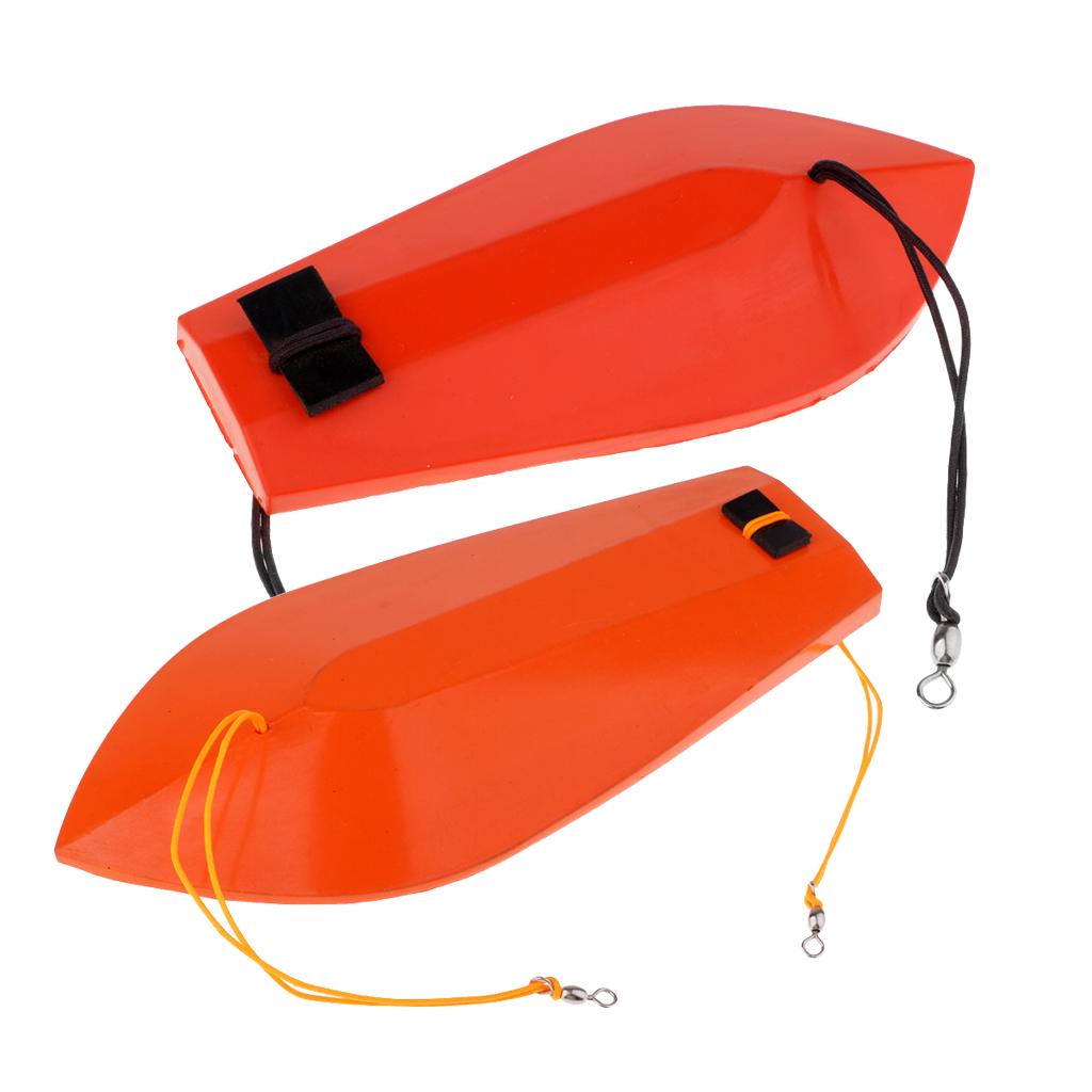 2pc Big Game Trolling Board Planer Diveboard K-Type for Bluefin,Tuna Fishing