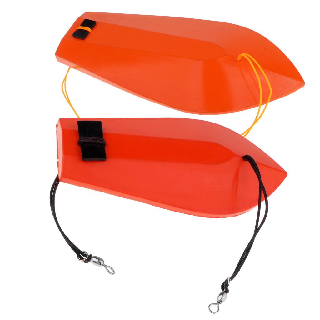 2pc Big Game Trolling Board Planer Diveboard K-Type for Bluefin,Tuna Fishing