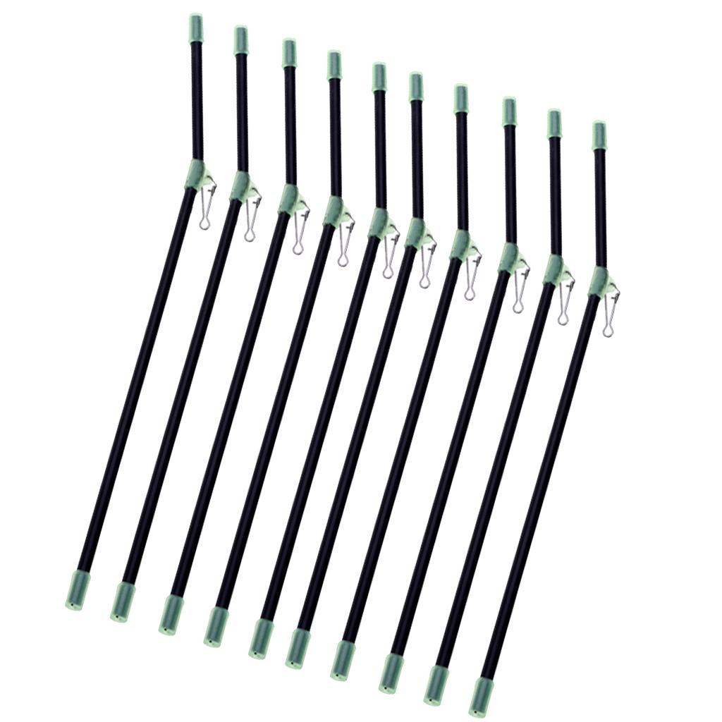 10Pcs Anti Booms with Strong Snap, Luminous Fishing Rig Bent Booms