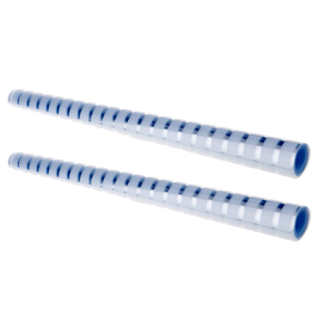 2 Pieces Privacy Window Film Static Cling No Glue Glass Sticker Stripe