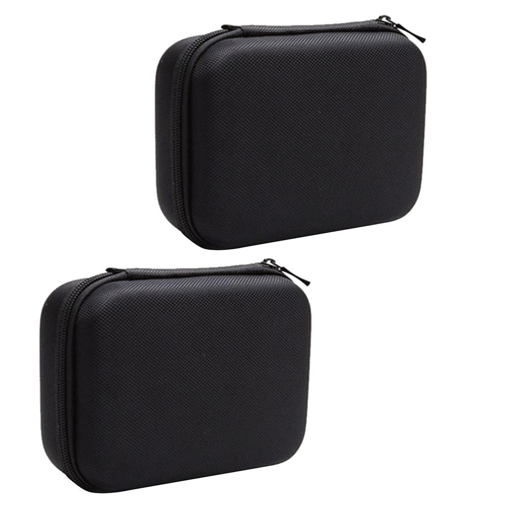 2pcs Digital Storage Travel Bag Data Cable Charger Pouch Power Bank Pack