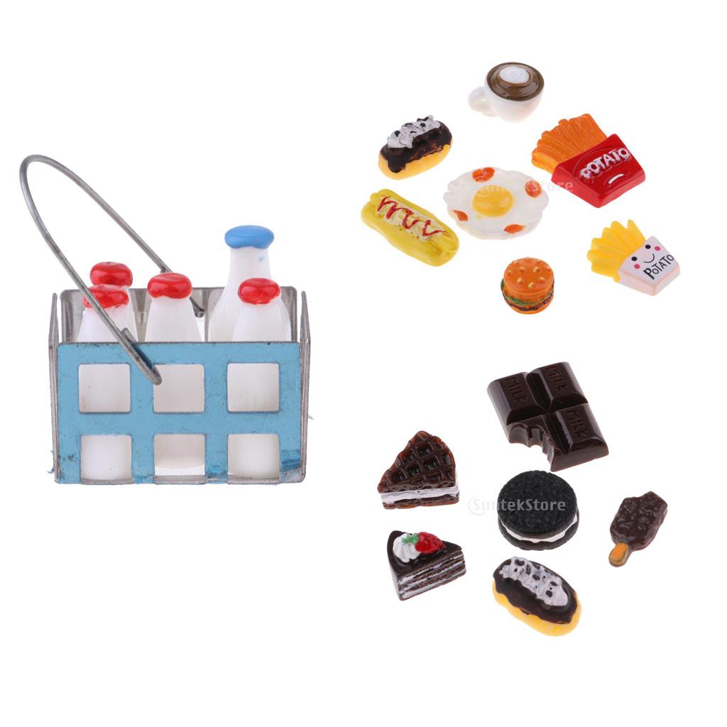 1/12 Dollhouse Miniatures Kitchen Food Room Items Decoration Accessories