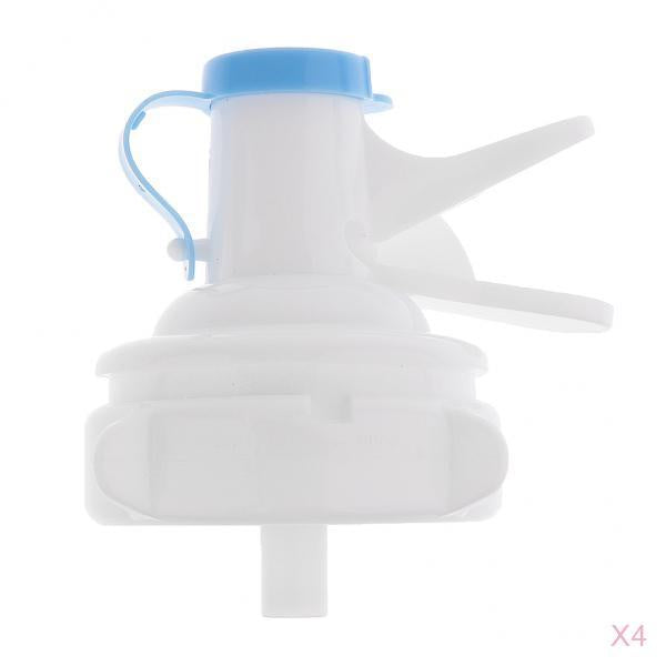 4 Piece Water Bottle Top Spigot Dispenser Valve Faucet Bucket Bibcock Pump