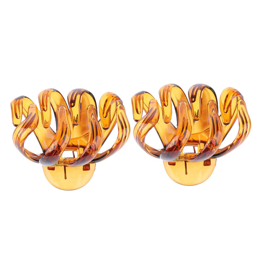 2 Pack Women's Hair Claw Clips Thick Hair Octopus Jaw Folding Hairpin