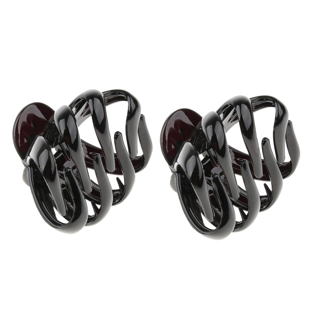2x Hair Claw Clips Thick Hair Octopus Jaw Folding Hairpin for Women