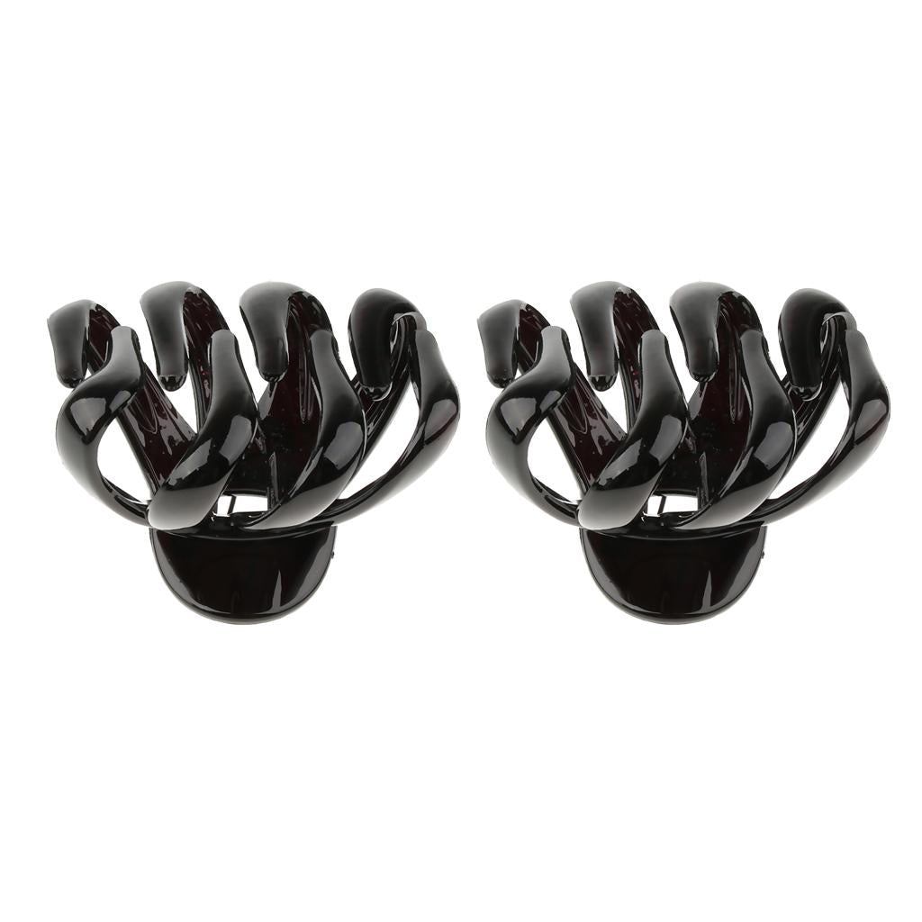 2x Hair Claw Clips Thick Hair Octopus Jaw Folding Hairpin for Women