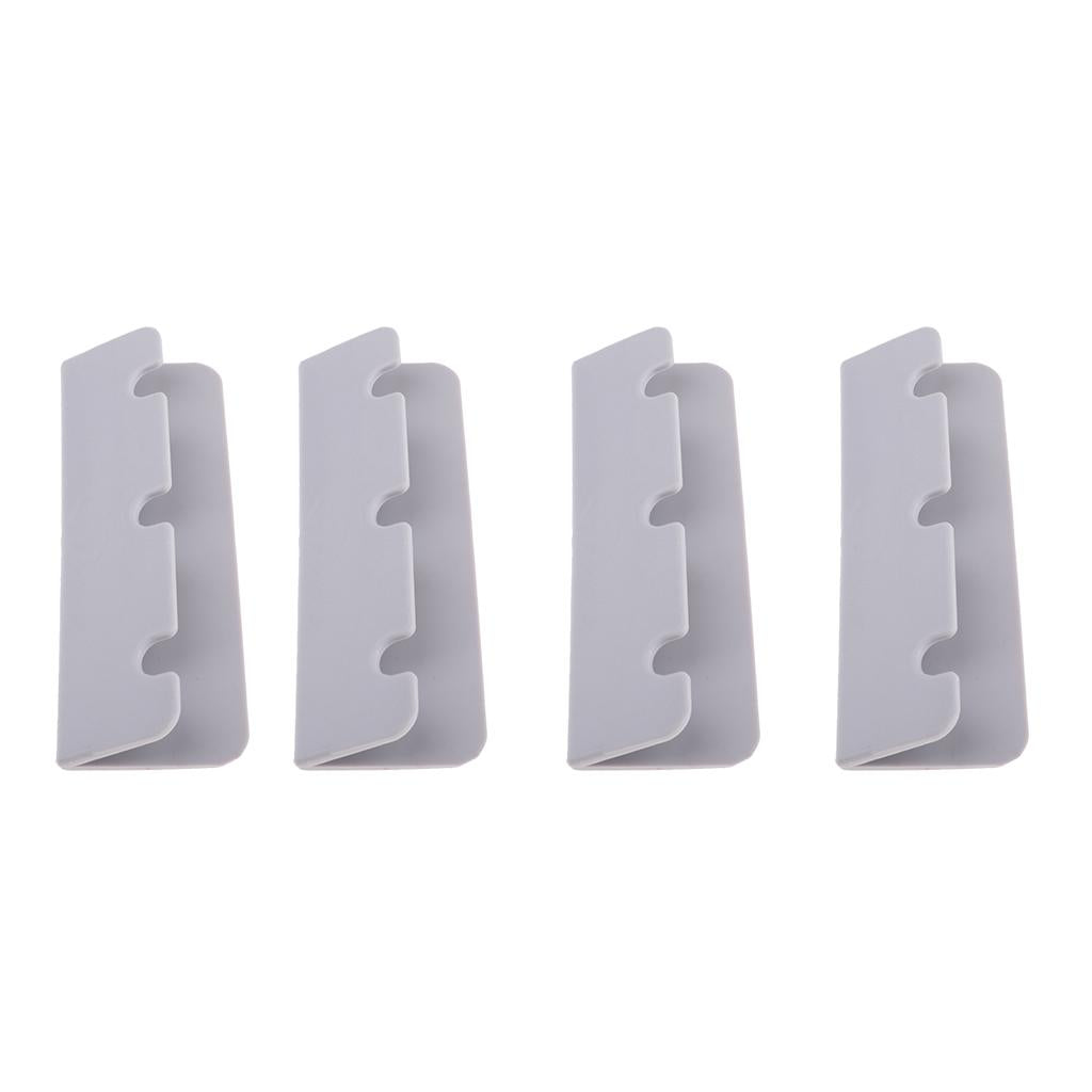 4Pc Boat Seat Hook Clip Bracket for Inflatable Boat Dinghy Kayak Accessory