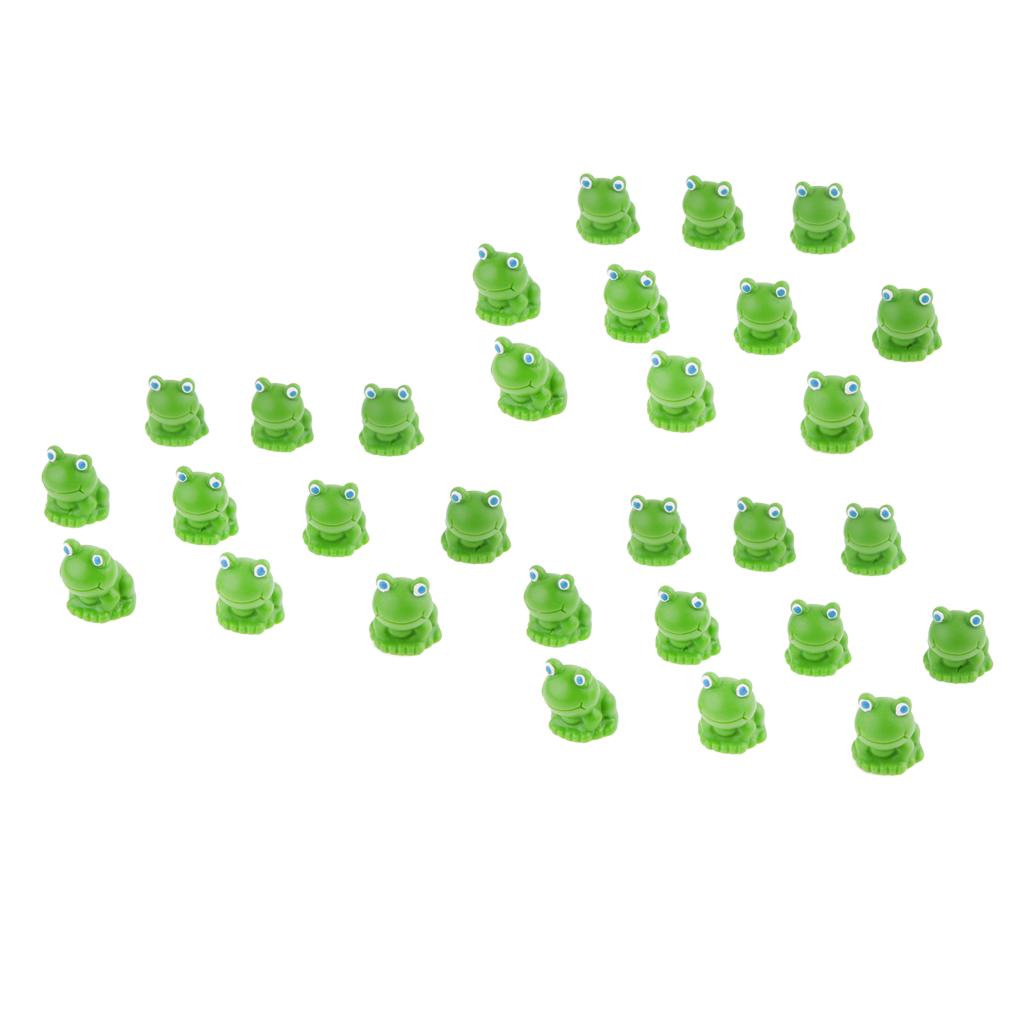 30x Miniature Fairy Garden Micro Landscape Mini Dollhouse Bonsai Decor Frog