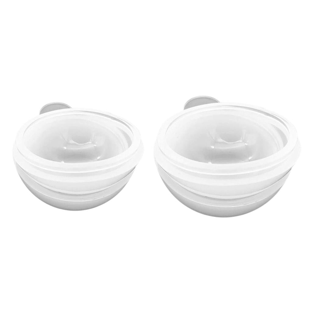 2 Pieces Sphere Ball Silicone Mold Mould for Resin Casting DIY 70mm 80mm