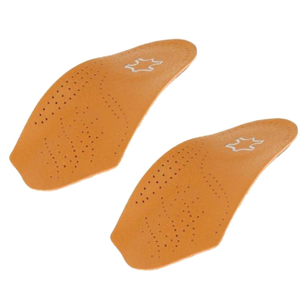 2Pairs 3/4 Arch Support Orthopedic Insoles Flat Foot Valgus Corrector Unisex