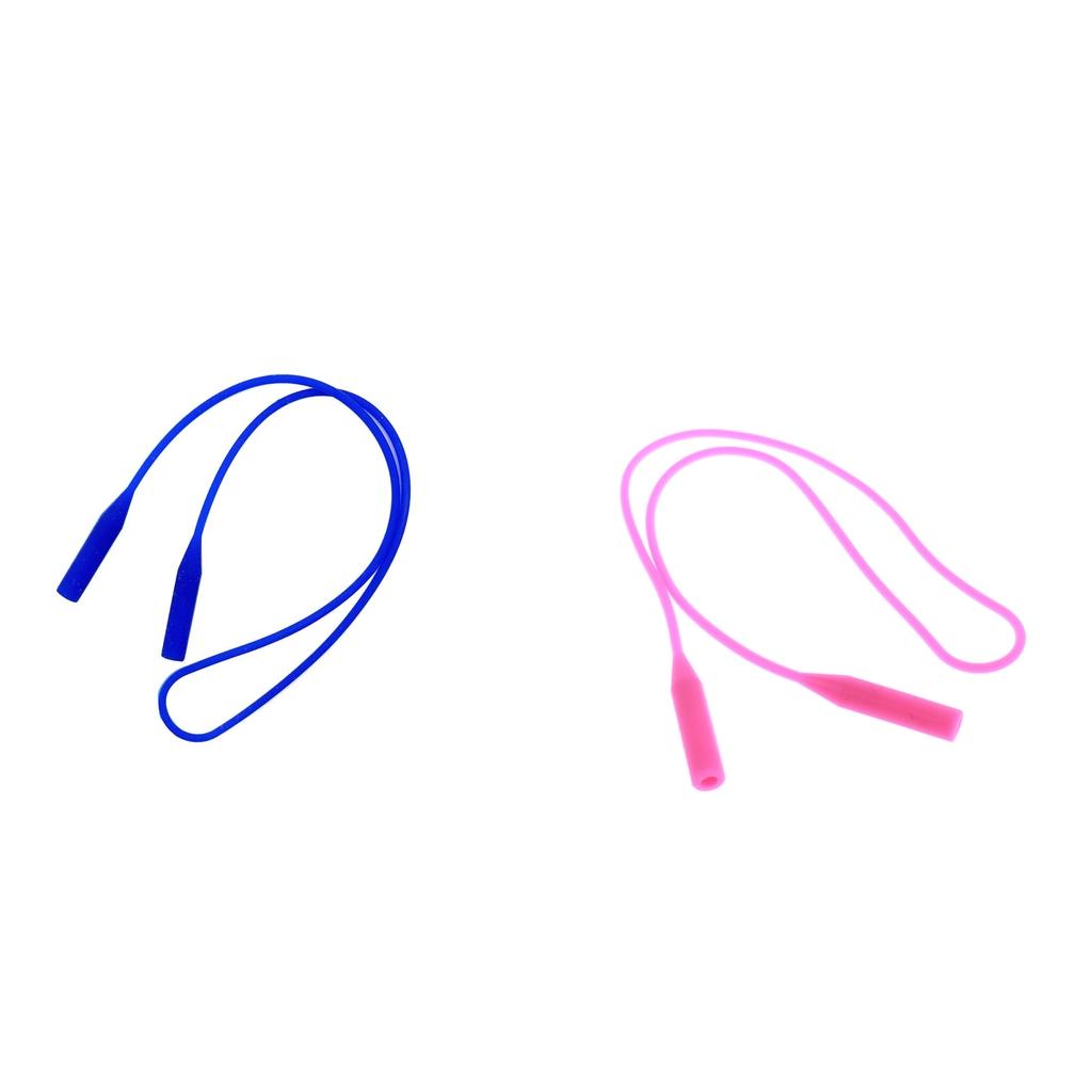 2 Pieces Elastic Spectacles Sports Strap Cord Eyeglass Rope Retainer Chain