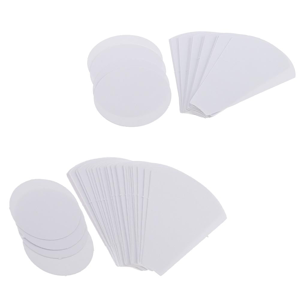 80 Pieces Flower Shape Paper Quilting Templates for Sewing Craft 39mm/56mm