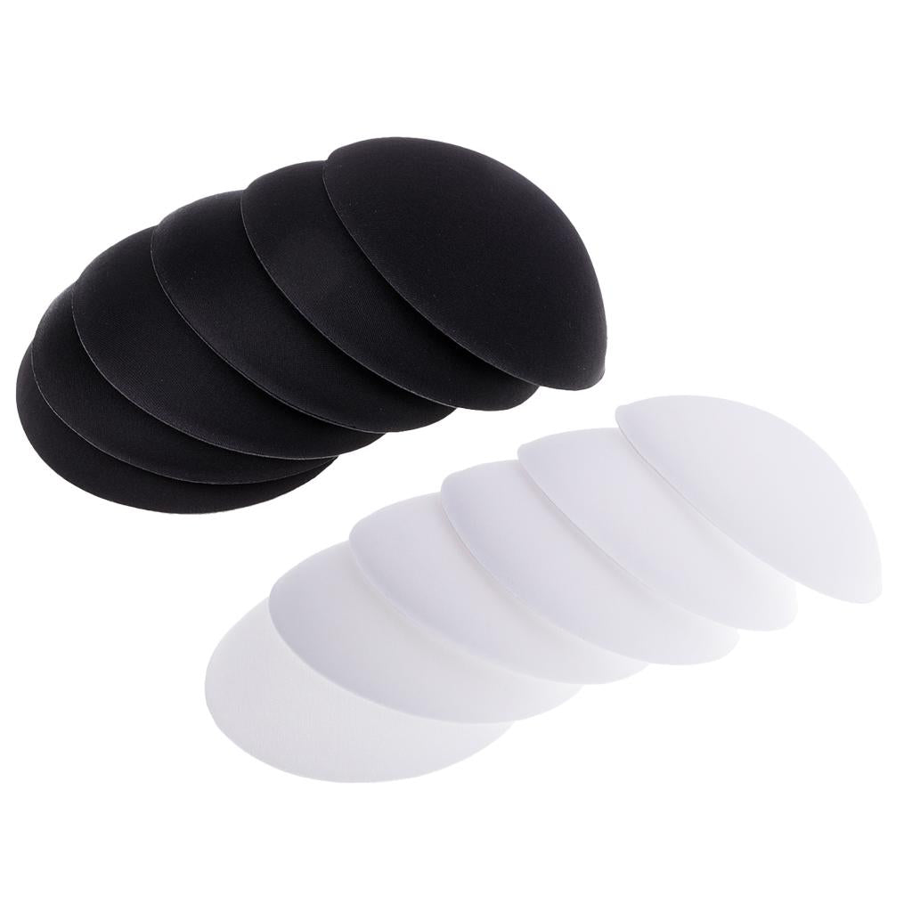 6 Pairs Push Up Bra Pads Inserts Sponge Breast Enhancer Swimwear Black White