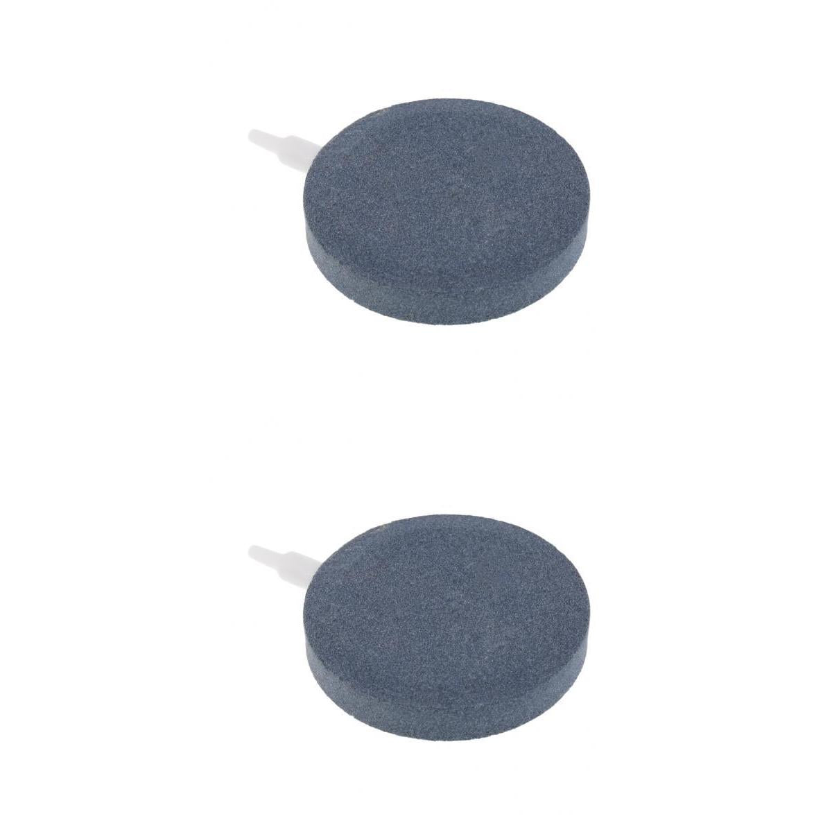 2 pcs Aquarium Air Stone Hydroponics Diffuser Fish Tank Bubble Aerator Disk