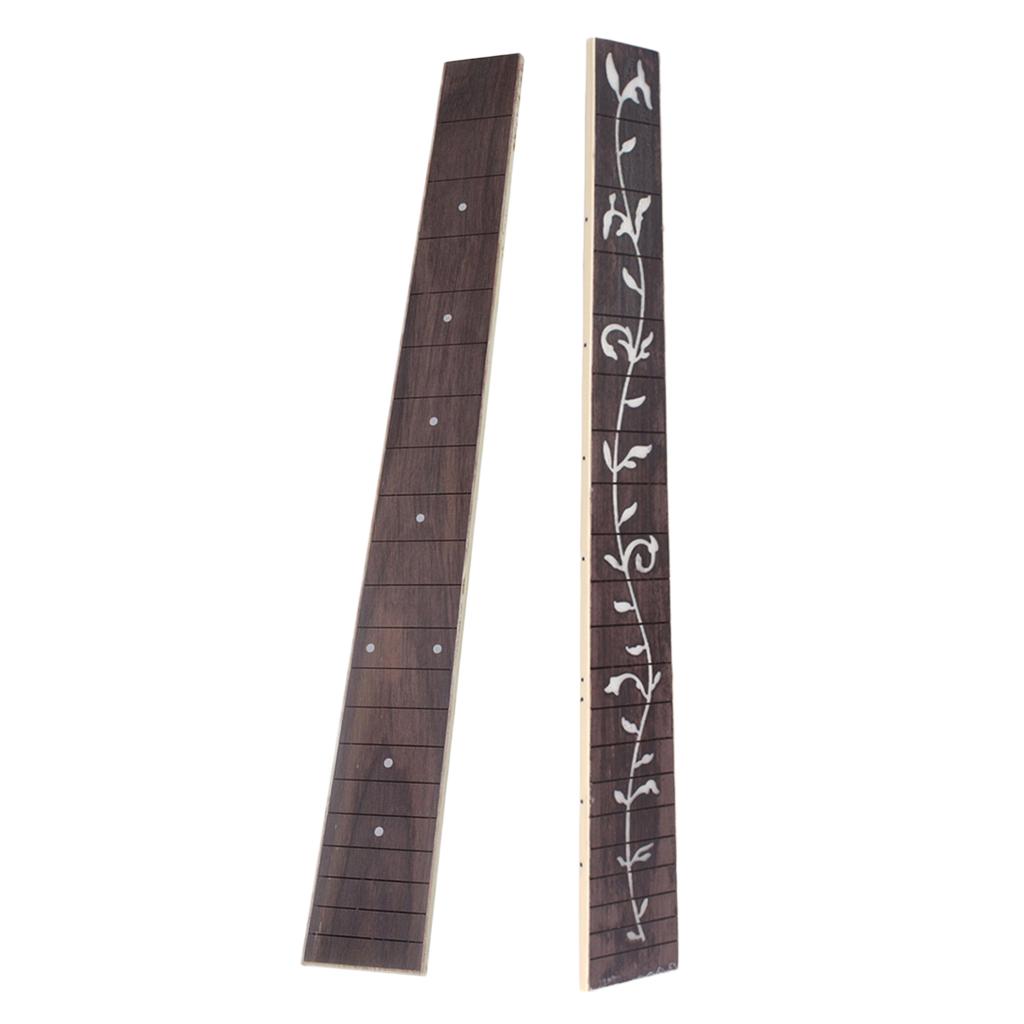 2 Piece Acoustic Folk Guitar Rosewood Fretboard Fingerboard for 41'' Guitar