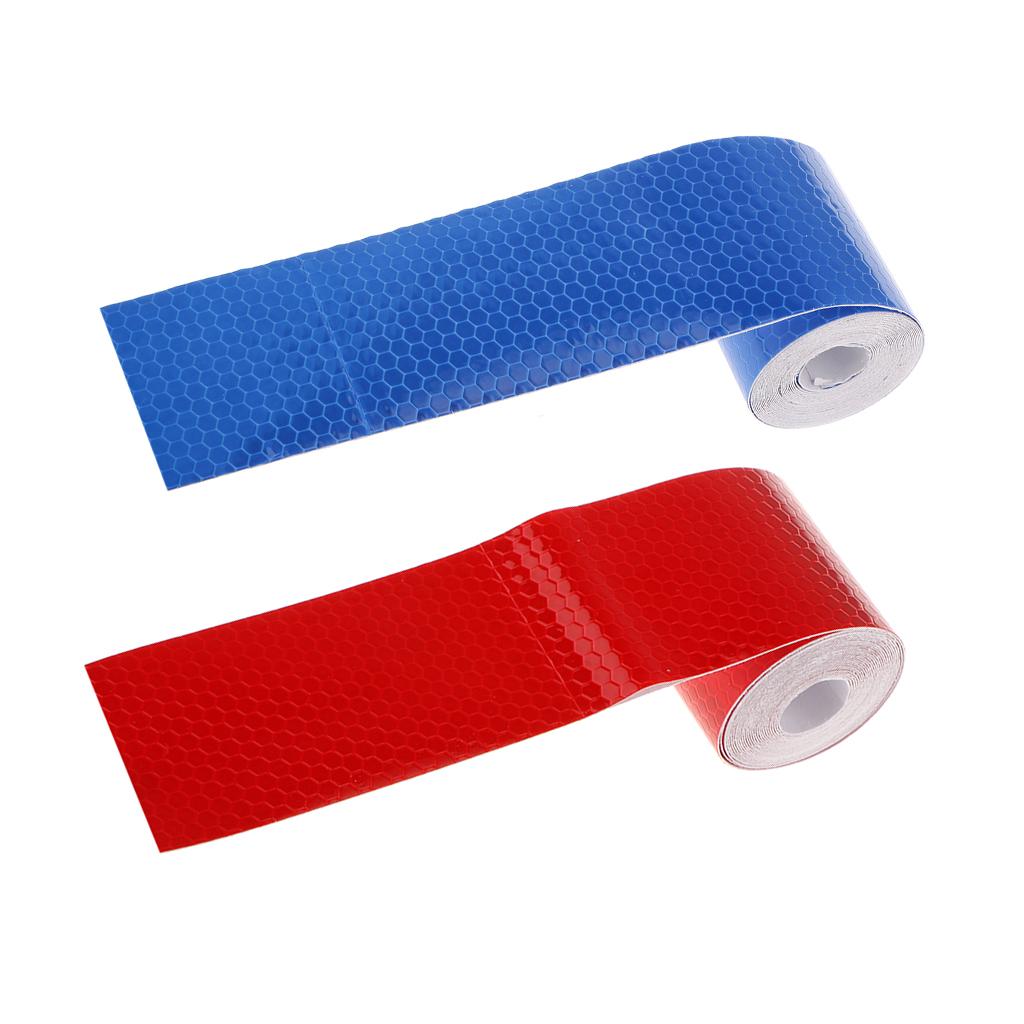 2pieces 3M Warning Reflective Safety Tape Adhesive Sticker for Truck Car