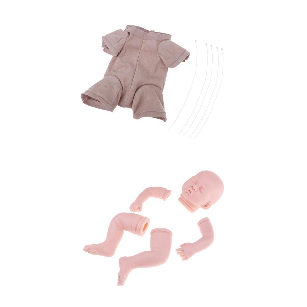 20inch Unpainted Reborn Full Limb Mold & Cloth Body Baby Supplies DIY Decor