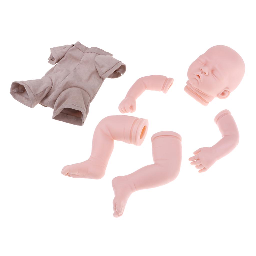 20inch Unpainted Reborn Full Limb Mold & Cloth Body Baby Supplies DIY Decor