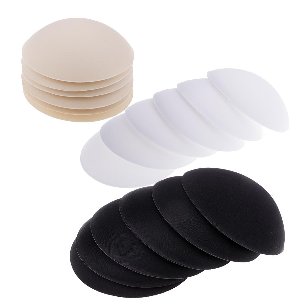 9 Pairs Push Up Bra Pads Inserts Sponge Breast Enhancers Swimwear Assorted
