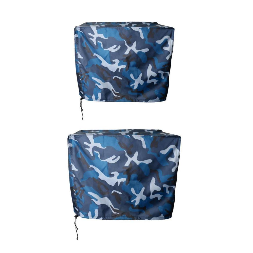 2x Waterproof Boat Outboard Motor Protector Cover for 2-5 HP 2-15 HP Engines
