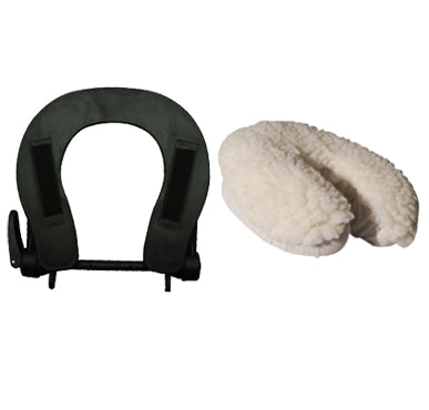 ABS Universal Adjustable Face Cradle with Fleece Cover For Massage Table Bed