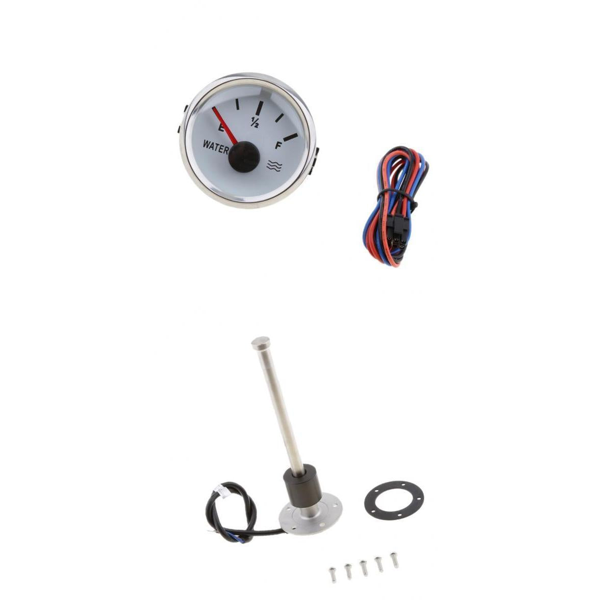 200mm Fuel & Liquid Water Level Gauge Sensor + 52mm Water Level Gauge