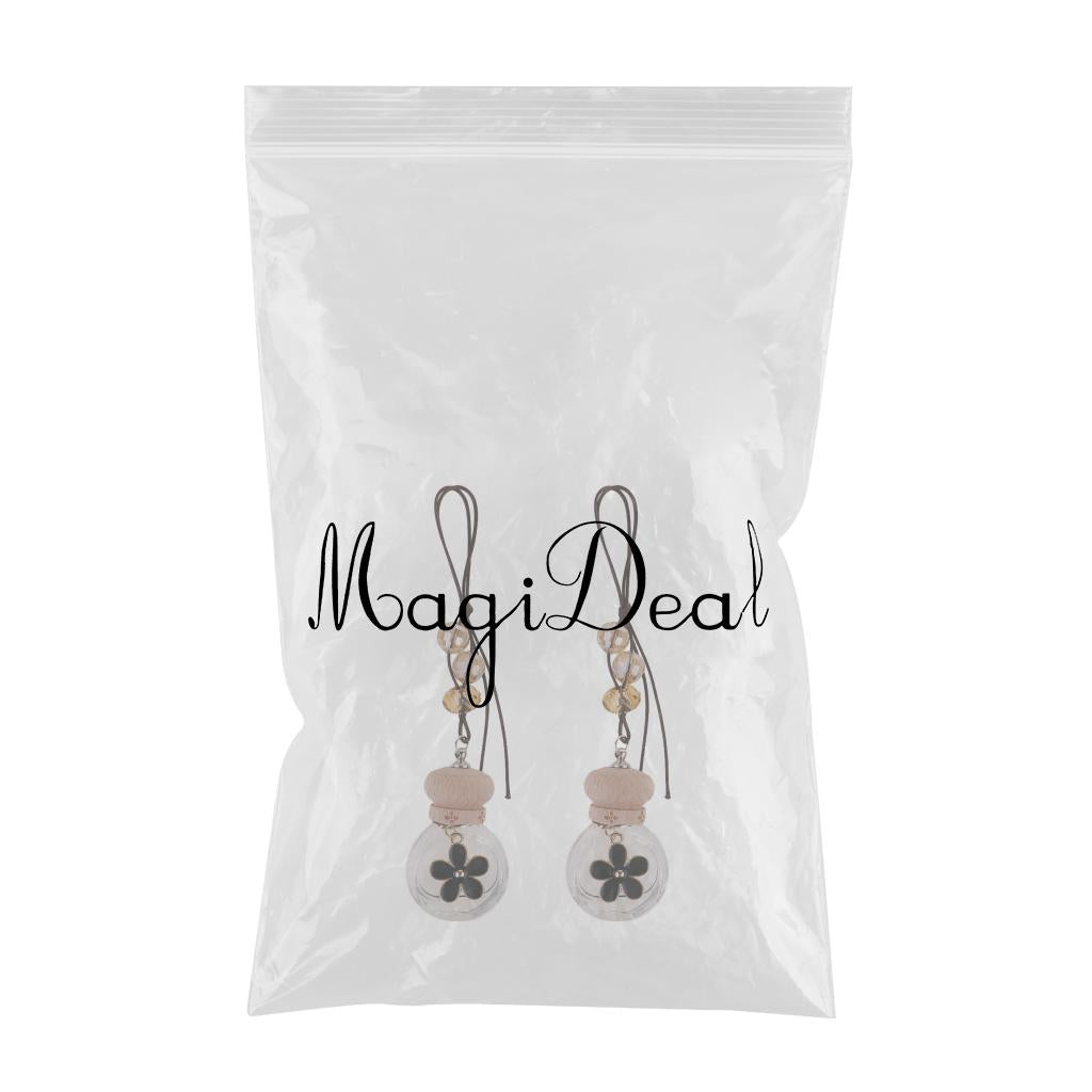 10pcs Car Perfume Bottle Hanging Air Freshener Diffuser Fragrance Bottle