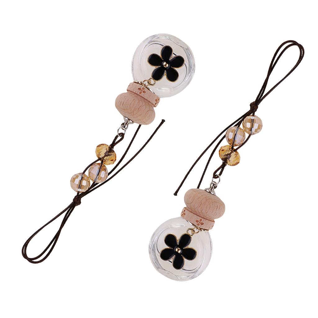 10pcs Car Perfume Bottle Hanging Air Freshener Diffuser Fragrance Bottle