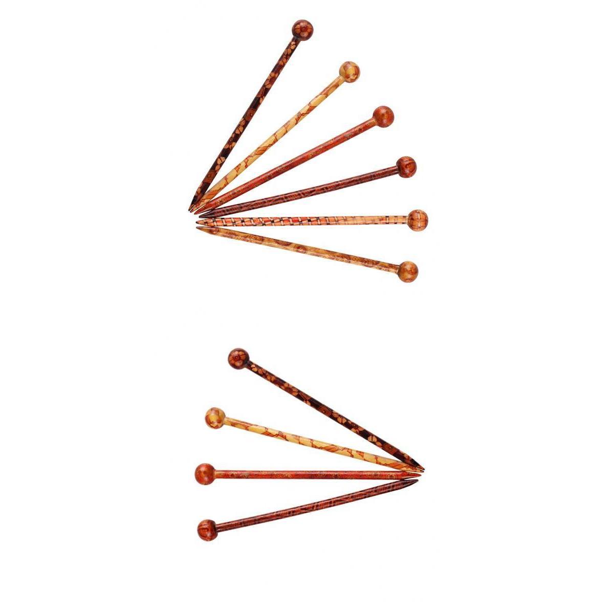 10 Pieces Retro Wooden Hairpin Woman Hair Stick Headdress Jewelry Craft 13cm