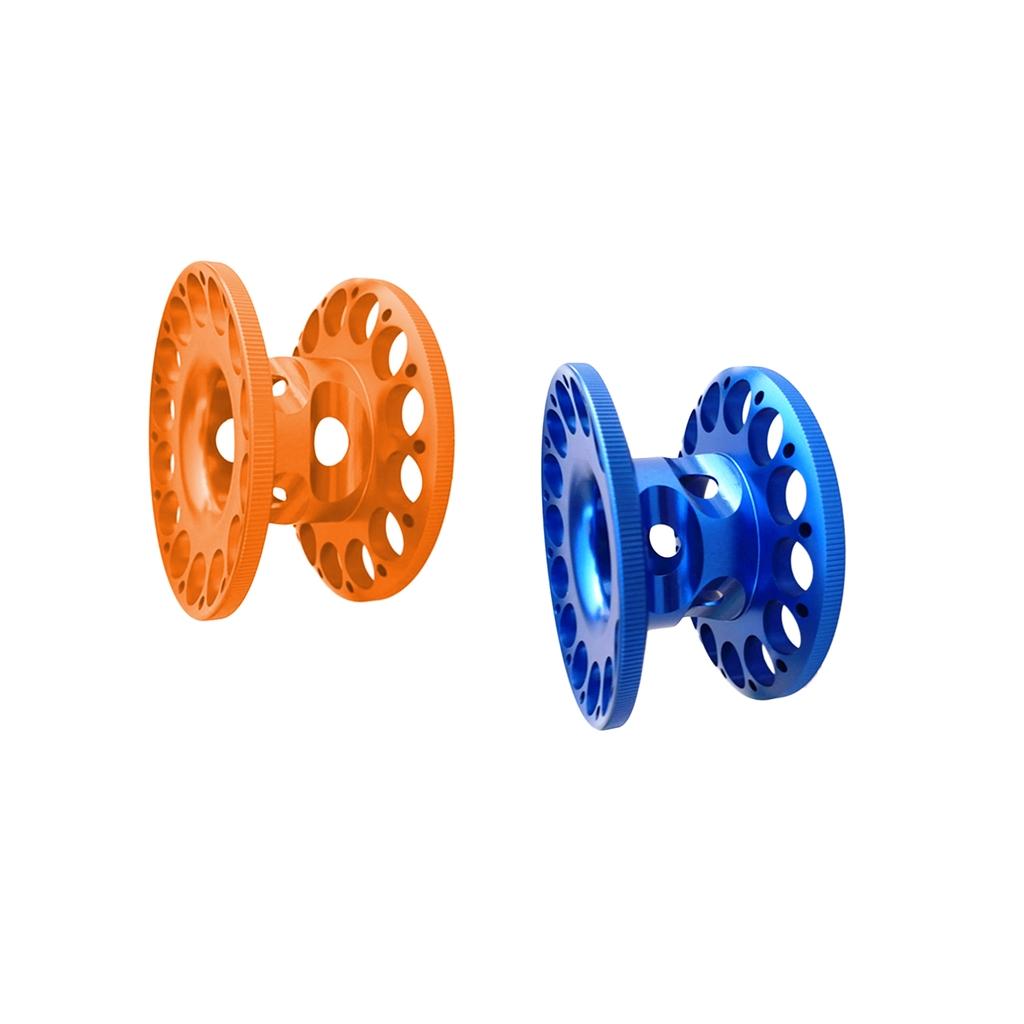 2pcs Lightweight Aluminum Alloy Scuba Diving Finger Reel Guide Line Spool