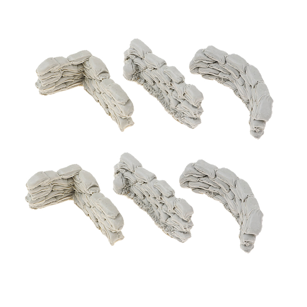 1:35 Resin Scenario Accessories Sandbag Wall Combination Unpainted Resin Kit