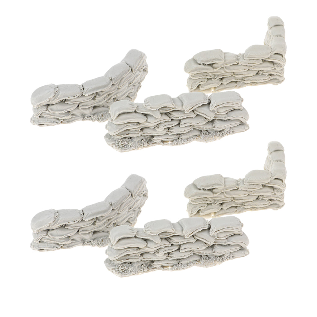 1:35 Resin Scenario Accessories Sandbag Wall Combination Unpainted Resin Kit