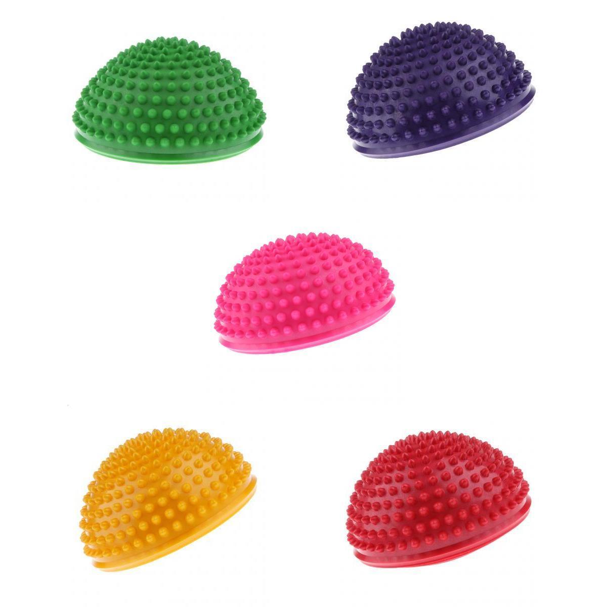 5 Pieces Hedgehog Styled Domed Stability Balance Pod for Kids & Adults