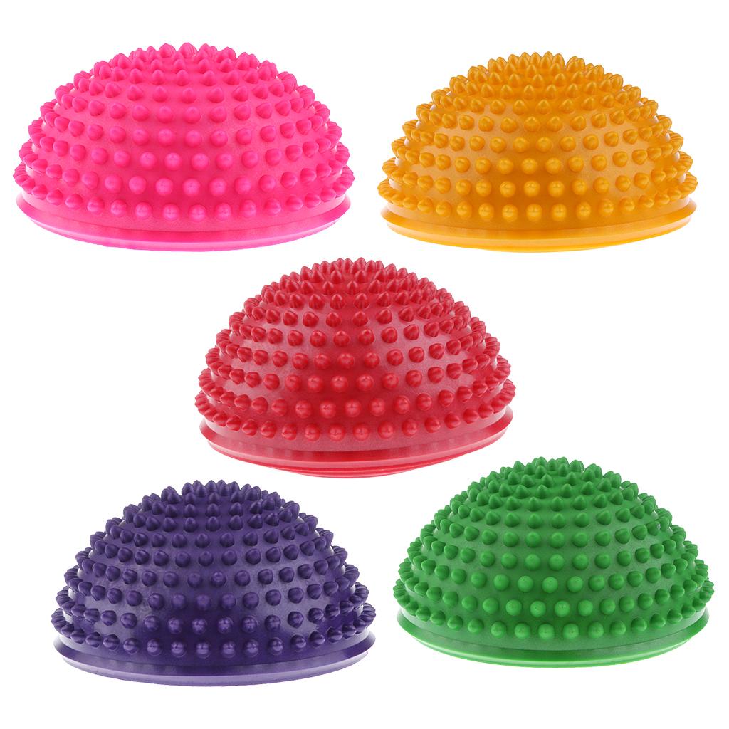 5 Pieces Hedgehog Styled Domed Stability Balance Pod for Kids & Adults