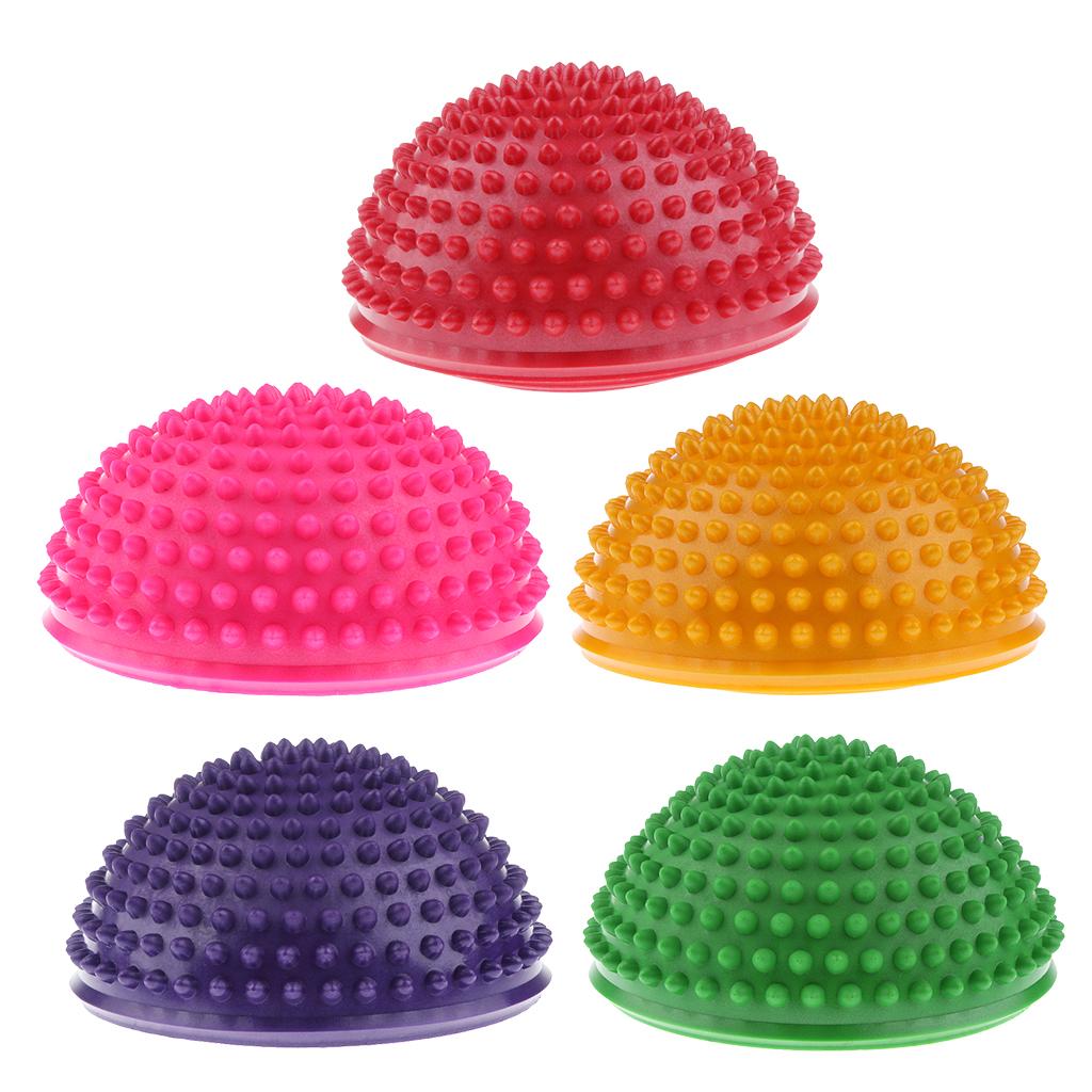 5 Pieces Hedgehog Styled Domed Stability Balance Pod for Kids & Adults
