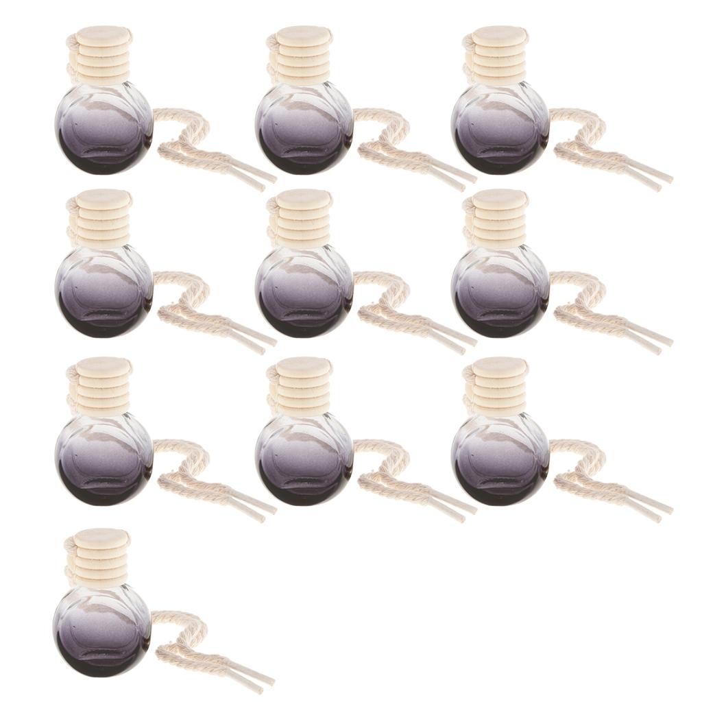 10ml Empty Perfume Bottle Pendant Car Hanging Ornament Home Decor 10Pieces