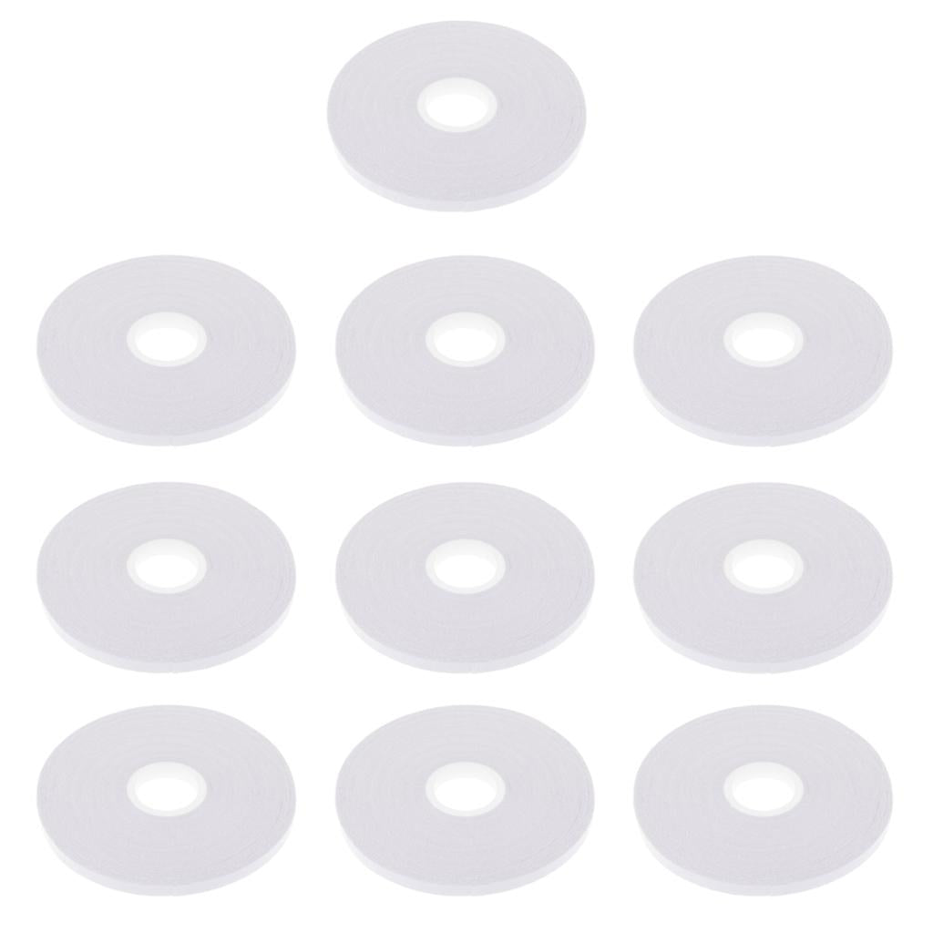 10 Rolls White Double Sided Tape Quilting Tape Wash Away Tape 21.8 Yards