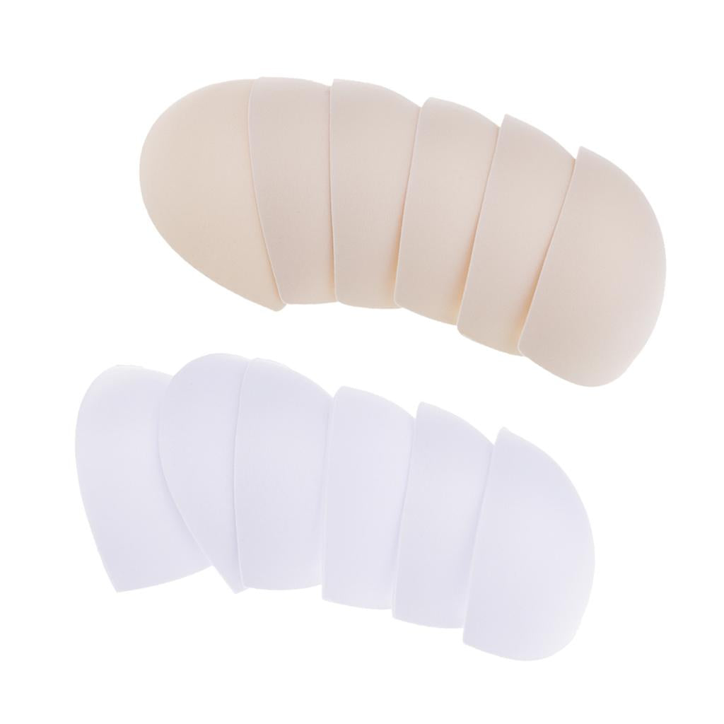 6Pairs Women Foam Inserts Breast Bra Pads Swimwear Bikini Pads