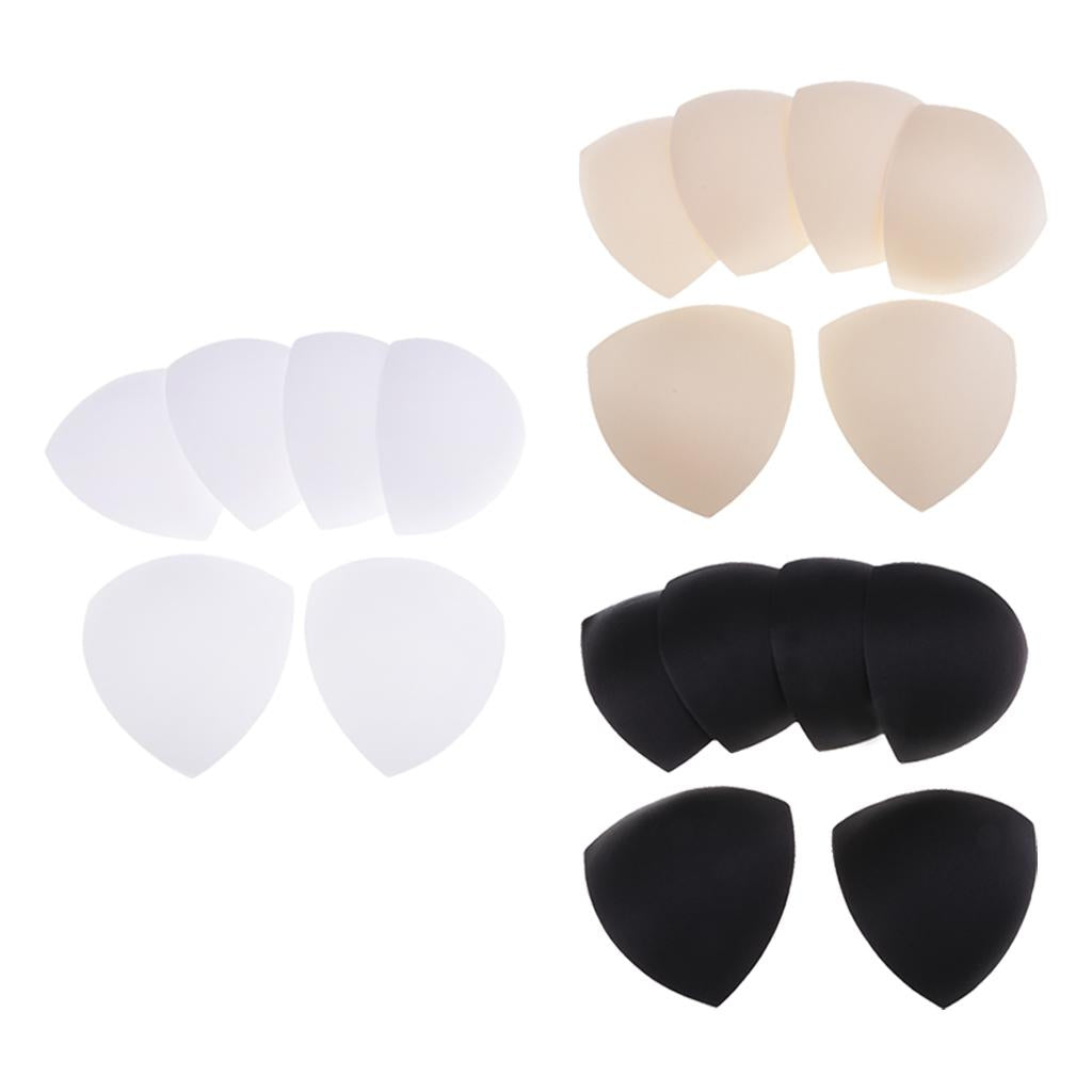 9 Pairs Soft Women's Triangle Bra Pads Inserts for Sports Bra Bikini
