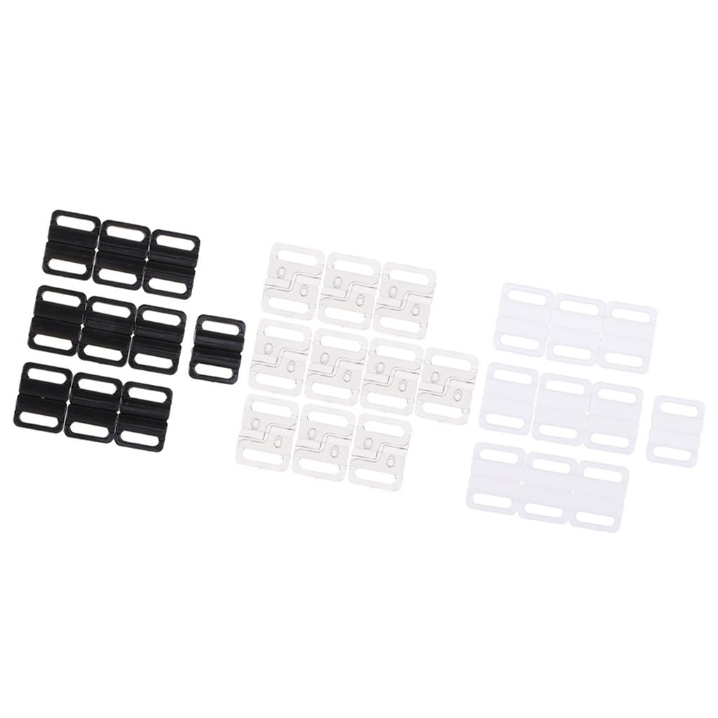 30 Pairs Plastic Bikini Bra Clips Hook Swimwear Clicker Bikini Accessories