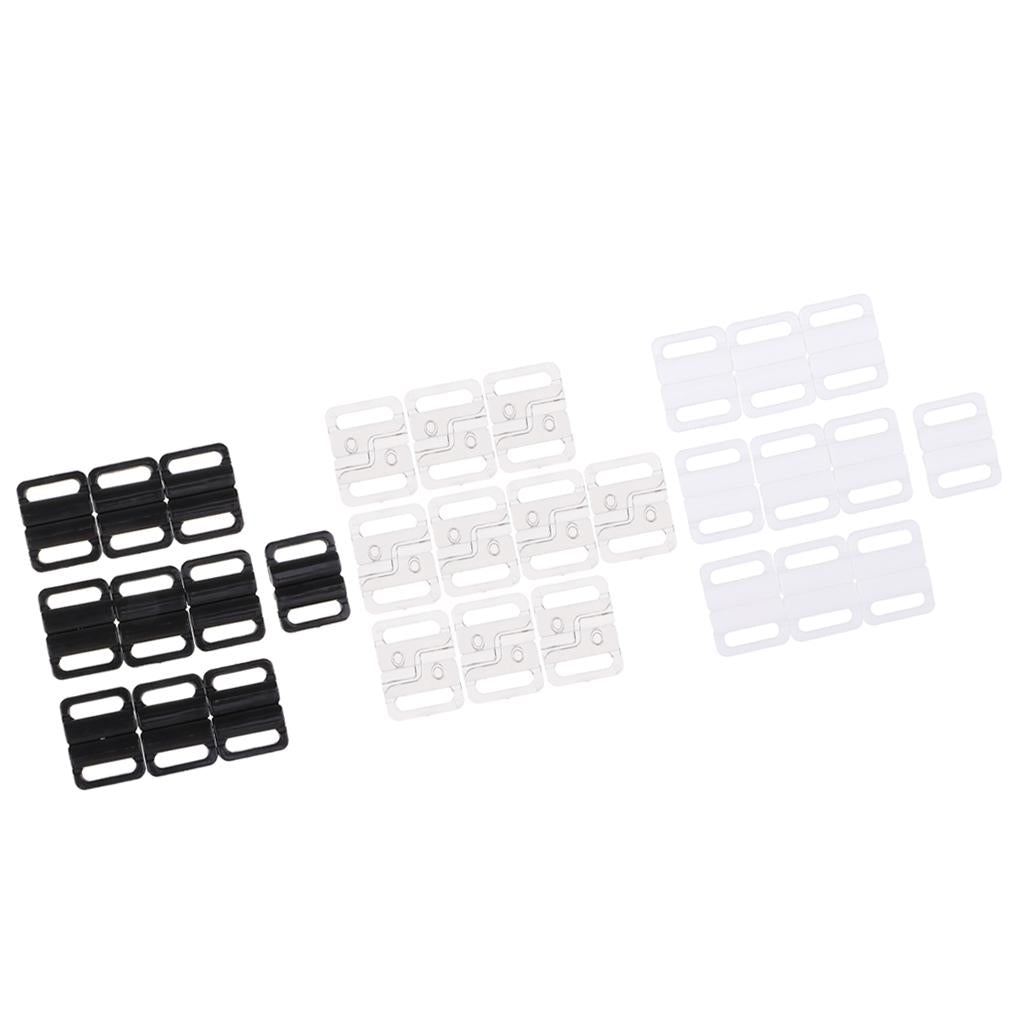 30 Pairs Plastic Bikini Bra Clips Hook Swimwear Clicker Bikini Accessories
