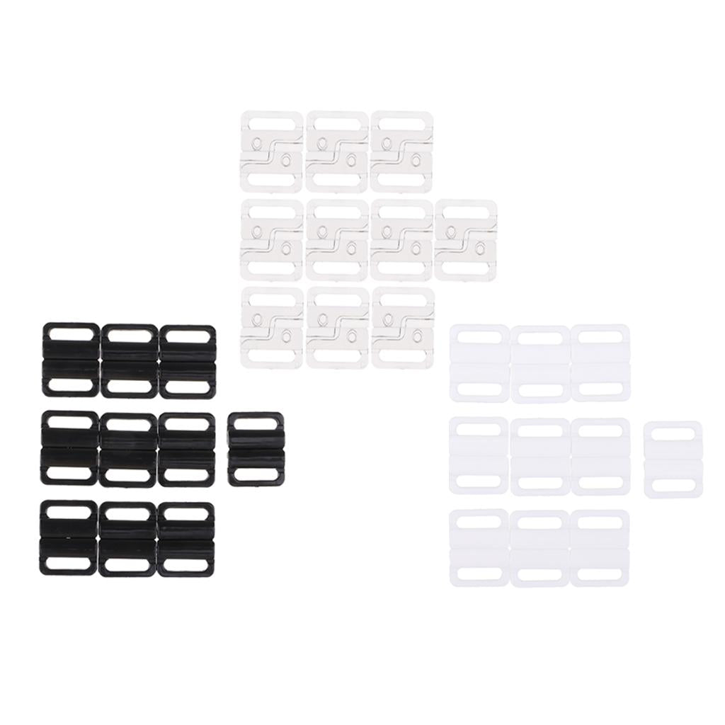 30 Pairs Plastic Bikini Bra Clips Hook Swimwear Clicker Bikini Accessories