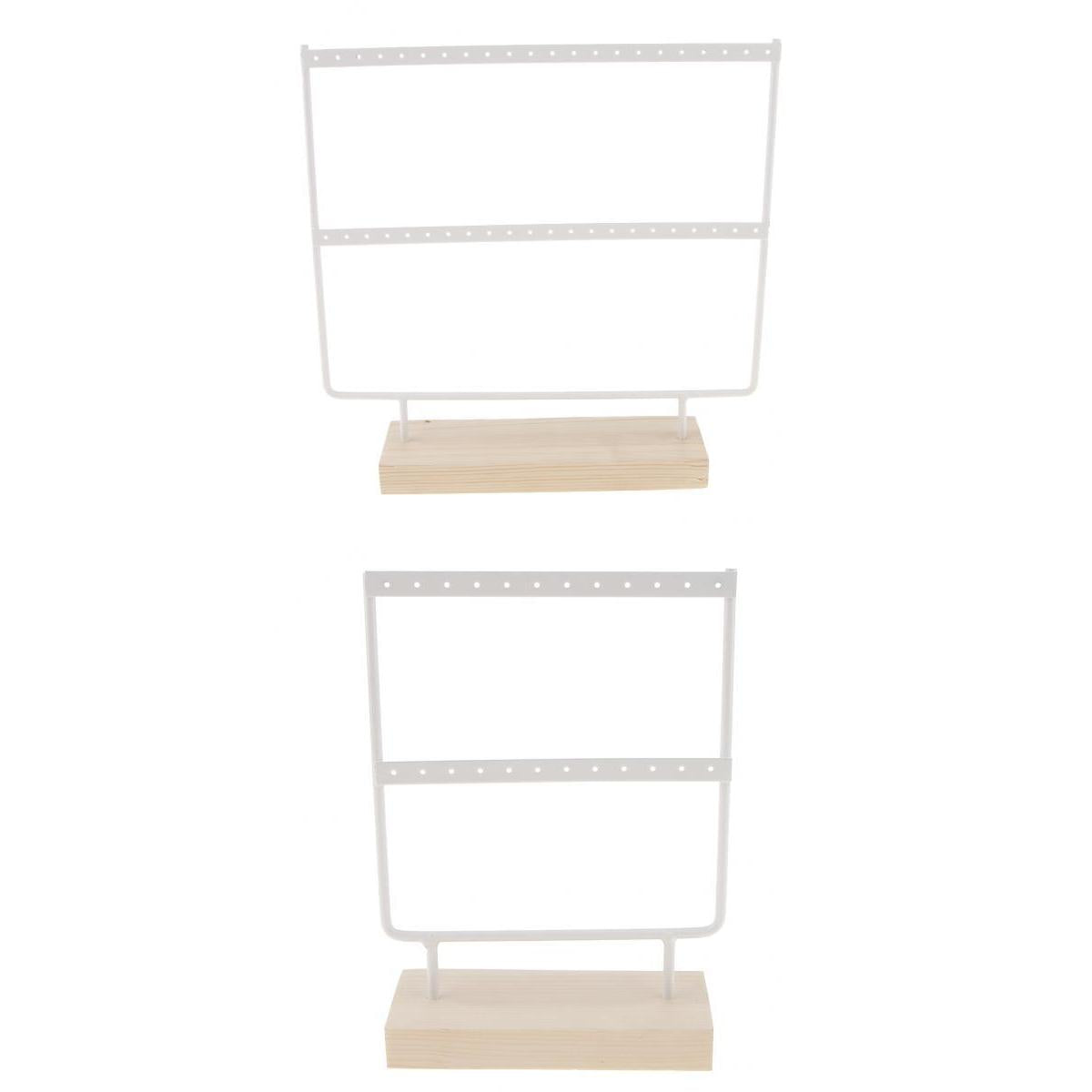 24/44 Holes Stand Rack Holder for Earring Necklace Jewelry Display Showcase