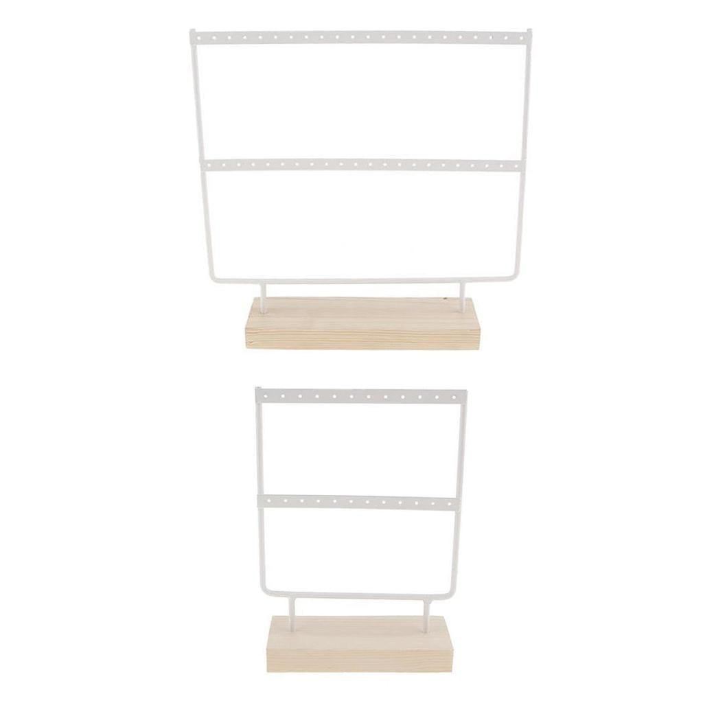 24/44 Holes Stand Rack Holder for Earring Necklace Jewelry Display Showcase