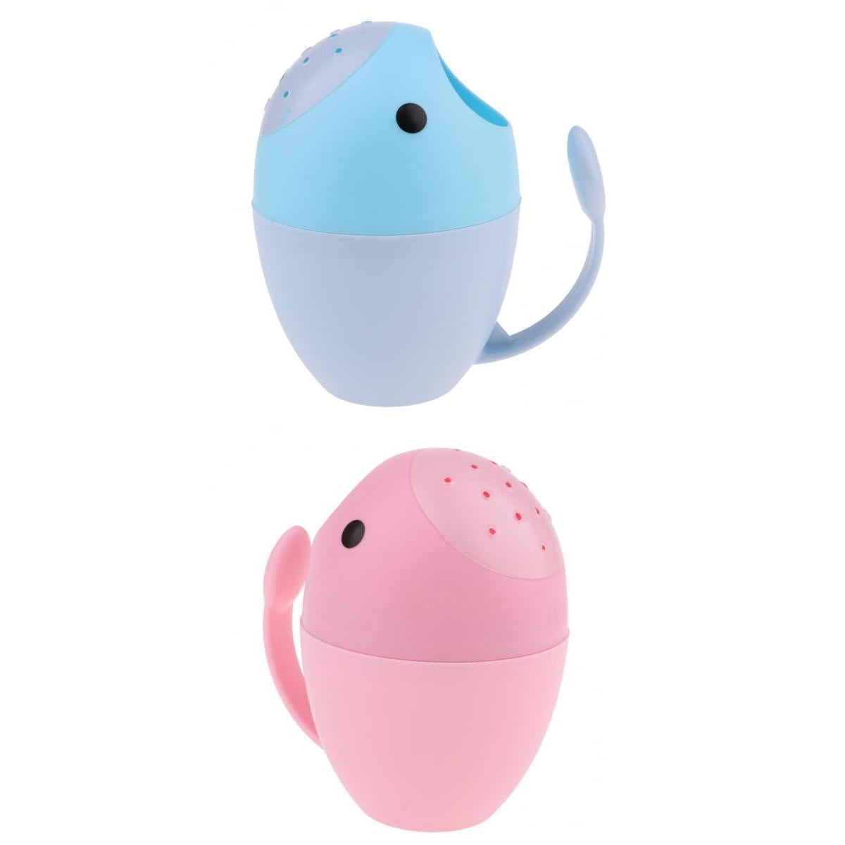 2pcs Baby Kids Bath Tool Plastic Waterfall Bath Rinser Cup