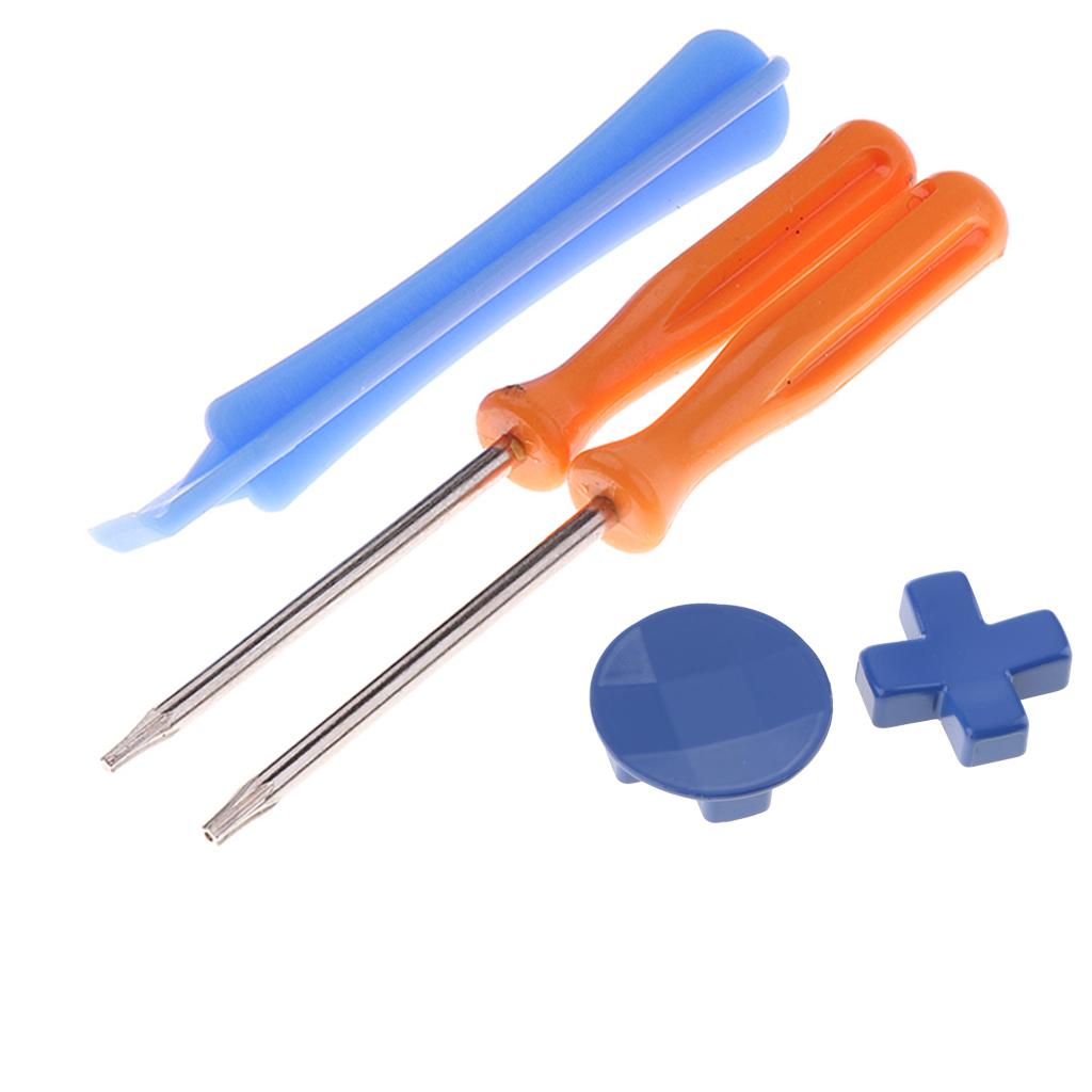 Controller D-pad Direction Button Blue+T8 T6 Screwdriver for One Elite
