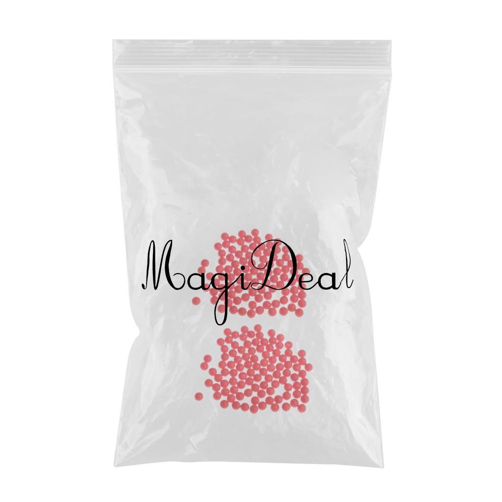 200pcs Fishing Floating Bobbers Drift Ball EVA Foam Indicator Red 7mm 8.3mm