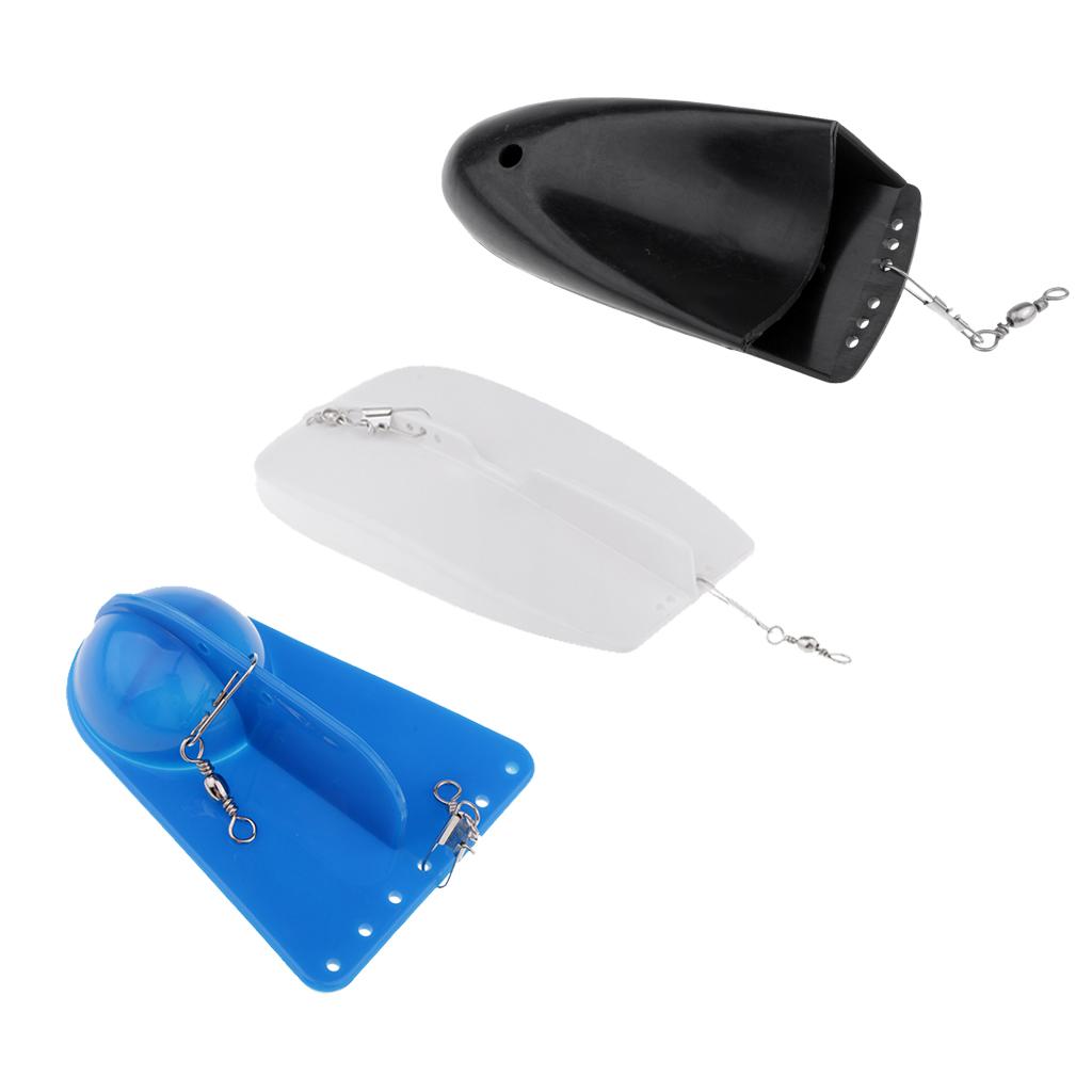 3pcs ABS Plastic Adjustable Weight Sea Fishing Trolling Diving Board 3 Color