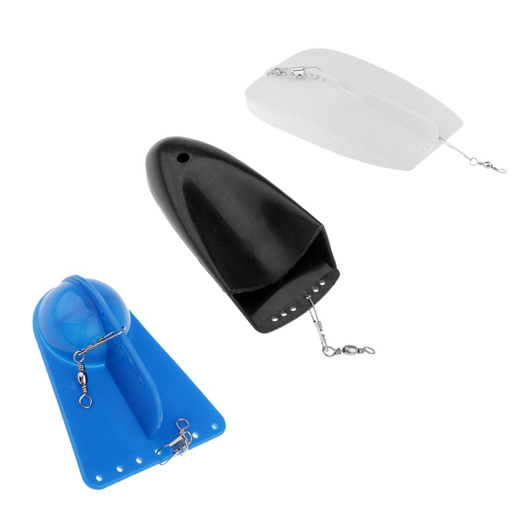 3pcs ABS Plastic Adjustable Weight Sea Fishing Trolling Diving Board 3 Color